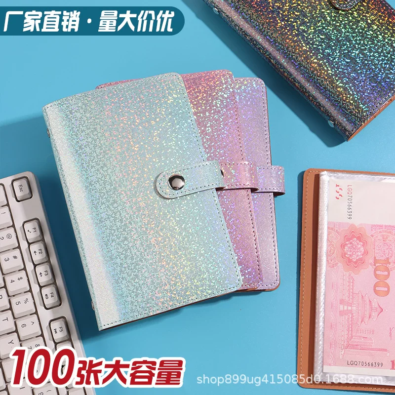 跨境专供2025新版存钱本纸币钱币收藏册纪念钞票收纳袋卡包零钱包