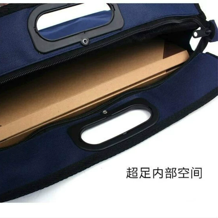 批发B4双层牛津布文件袋手提防水文件包大号商务收纳会议包公文包