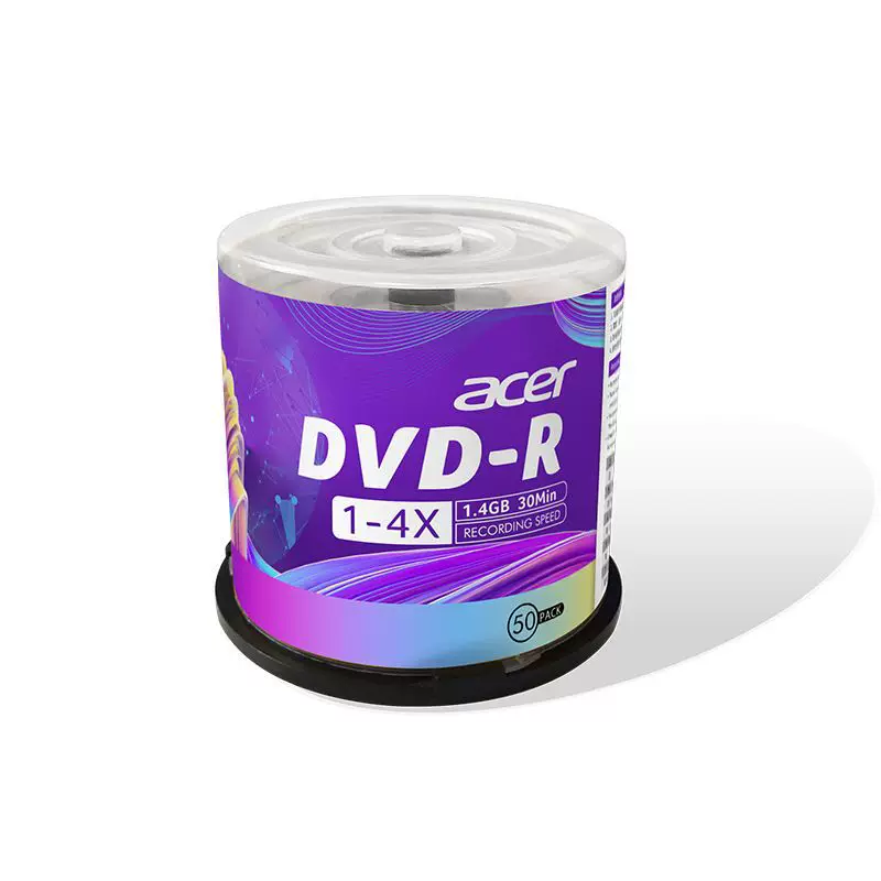 宏碁acer正品三寸小CD-R光盘可打印DVD小CD空白刻录盘220MB 24Mim