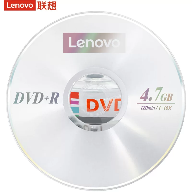 联想（Lenovo）DVD+R 光盘/刻录盘 16速4.7GB 办公系列 桶装10片