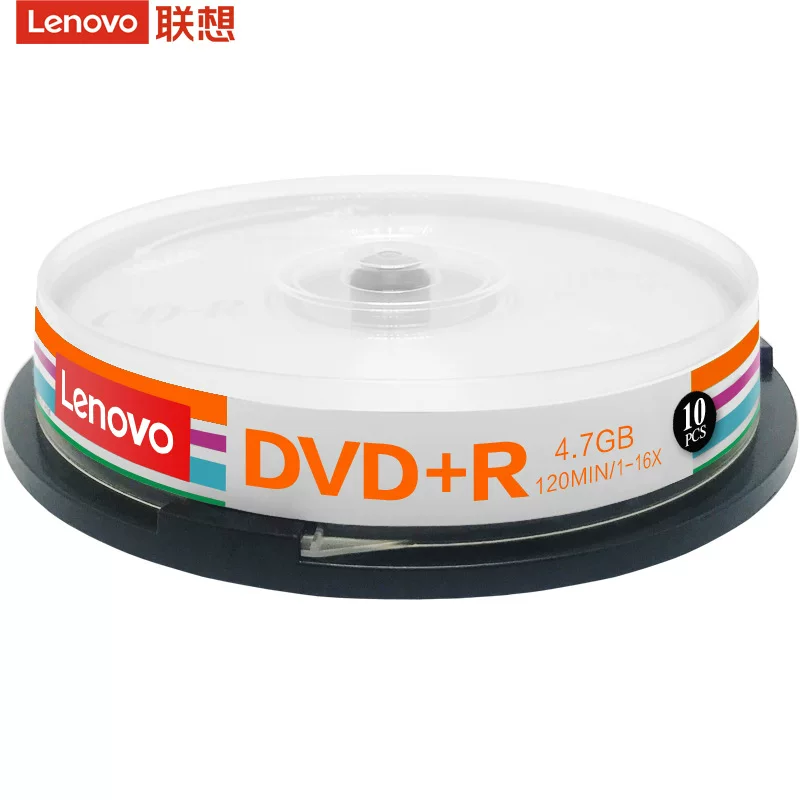 联想（Lenovo）DVD+R 光盘/刻录盘 16速4.7GB 办公系列 桶装10片