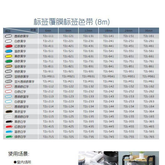 经纬国产兄弟标签色带碳带TZE231热缩管烫印强粘型转印标签色带
