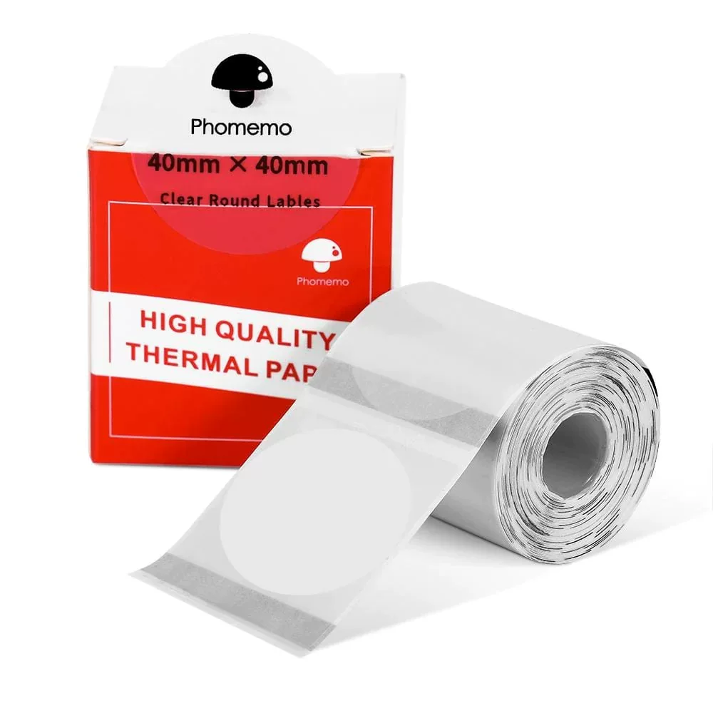 phomemo M110不干胶价格标签打印纸珠宝服装吊牌纸三防热敏标签纸