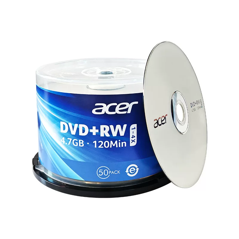 正品宏碁acer可擦写DVD+RW刻录光盘dvd视频光碟4.7GB空白刻录盘