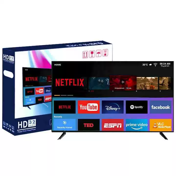 smart TV 32 43 50 55 65 75 86 inch智能电视机 4K 8K TV FHD