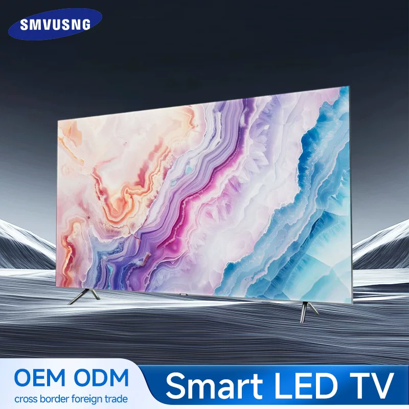 跨境外贸LED电视机32/42/50/55/60/65英寸护眼全面屏液晶电视TV