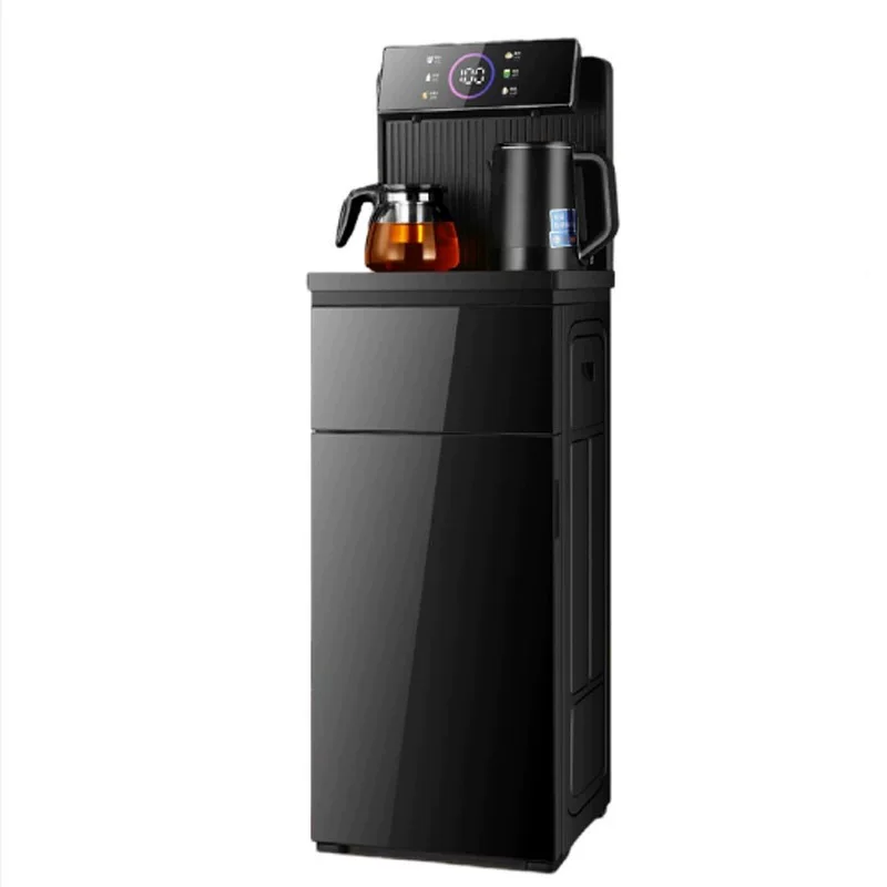 茶吧机 Water dispenser 跨境英文立式冷热遥控饮水机家用茶吧机