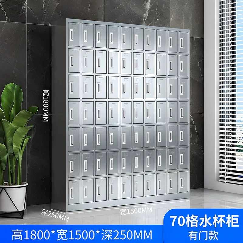 矿用不锈钢柜子车间换鞋柜工地不锈钢水杯柜职员更衣柜公司储物柜