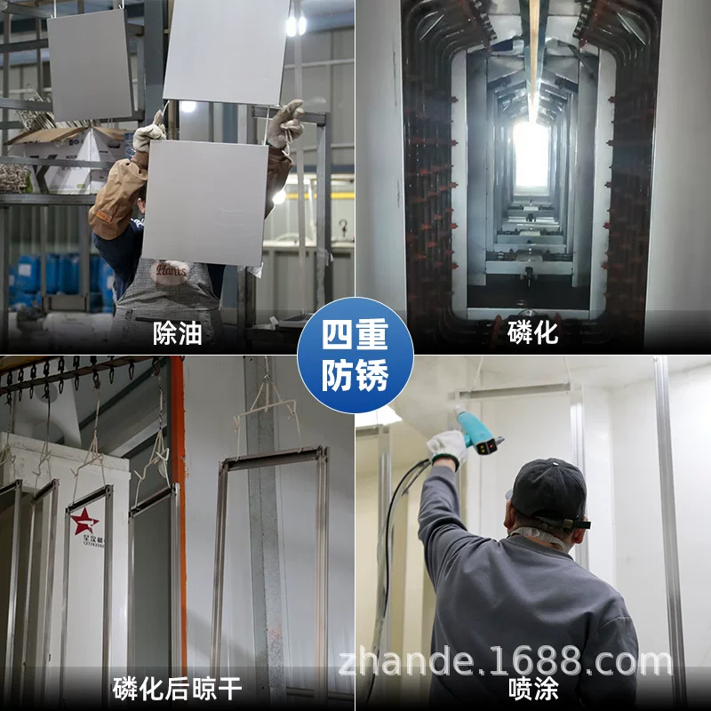 防锈带锁铁皮矮柜加厚钢制资料储物柜落地对开门抽屉式办公收纳柜