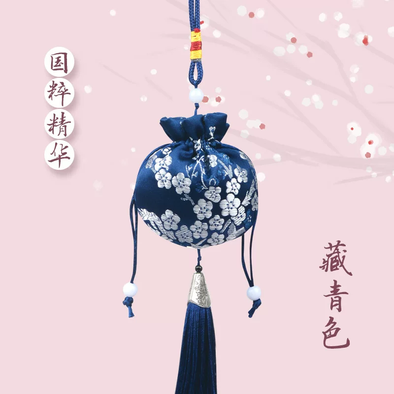 中秋香包一枝梅香囊中国风景区寺庙汉服梅花荷包车载挂件流苏香囊