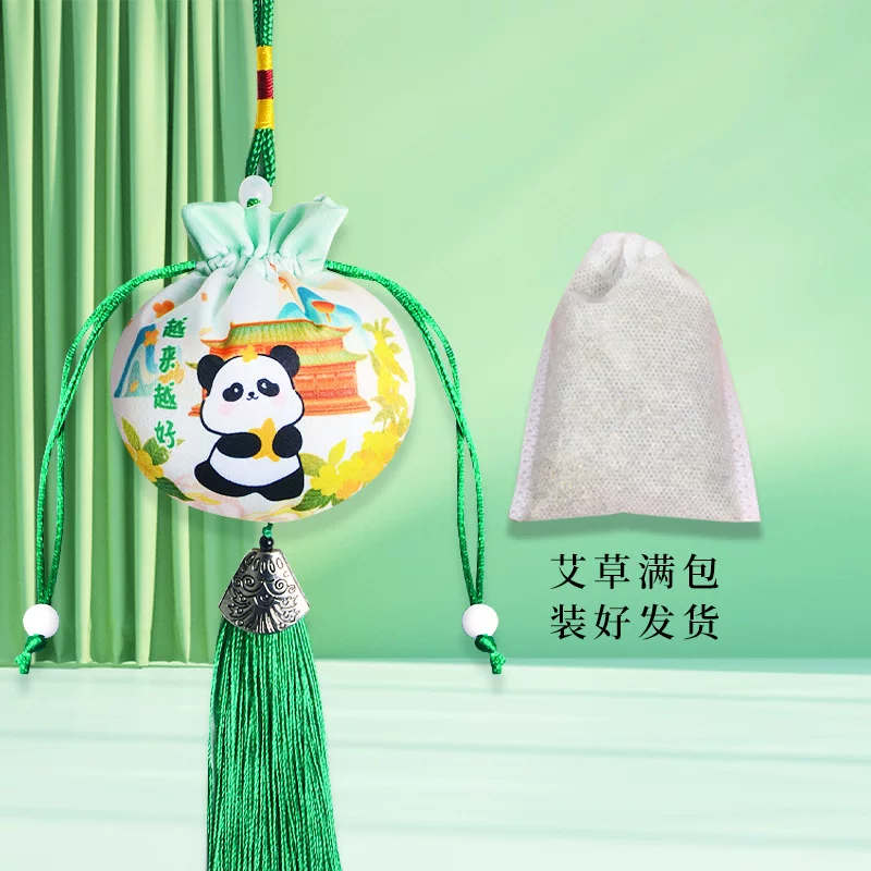 中秋香包一枝梅香囊中国风景区寺庙汉服梅花荷包车载挂件流苏香囊