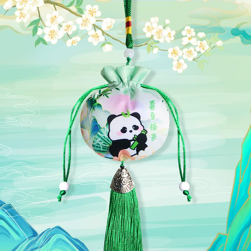 中秋香包一枝梅香囊中国风景区寺庙汉服梅花荷包车载挂件流苏香囊
