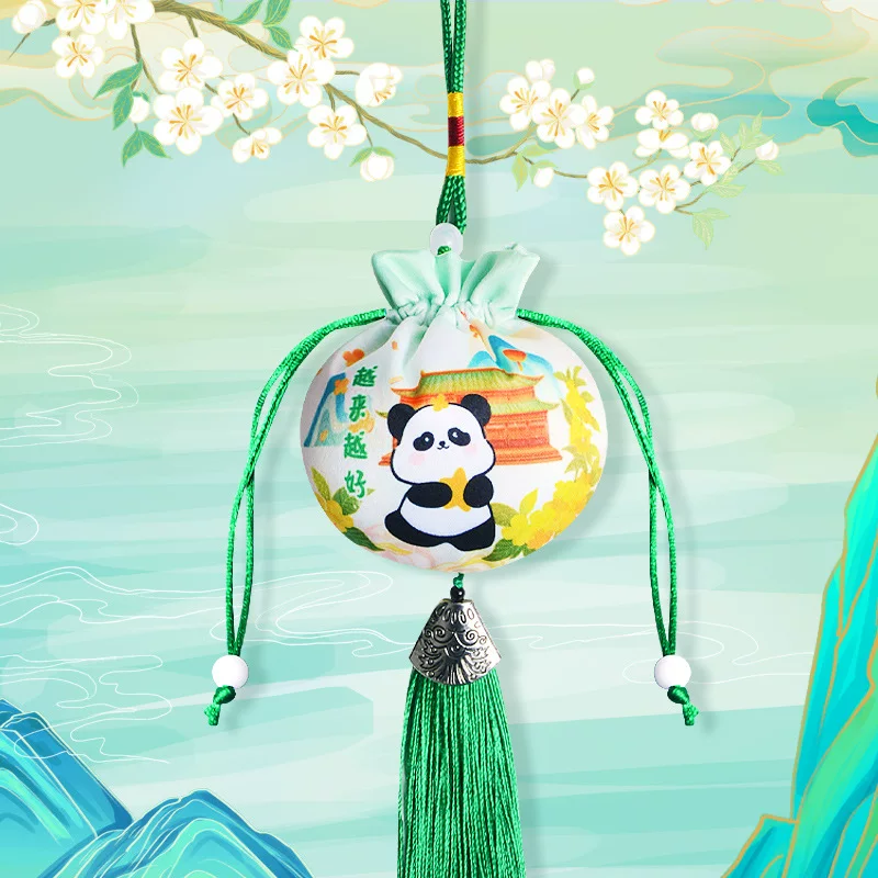 中秋香包一枝梅香囊中国风景区寺庙汉服梅花荷包车载挂件流苏香囊
