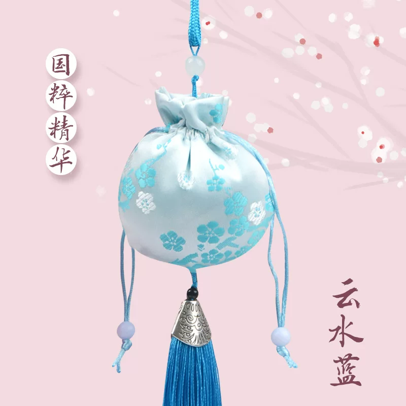 中秋香包一枝梅香囊中国风景区寺庙汉服梅花荷包车载挂件流苏香囊
