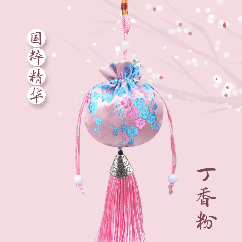 中秋香包一枝梅香囊中国风景区寺庙汉服梅花荷包车载挂件流苏香囊