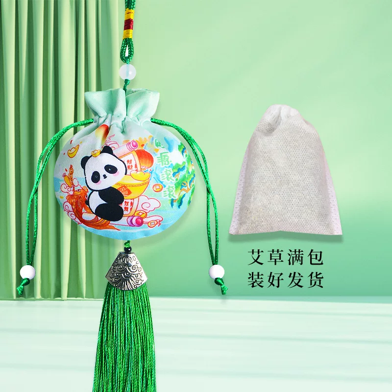 中秋香包一枝梅香囊中国风景区寺庙汉服梅花荷包车载挂件流苏香囊