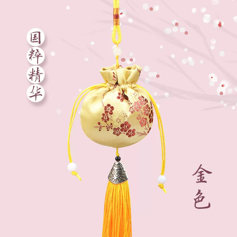中秋香包一枝梅香囊中国风景区寺庙汉服梅花荷包车载挂件流苏香囊