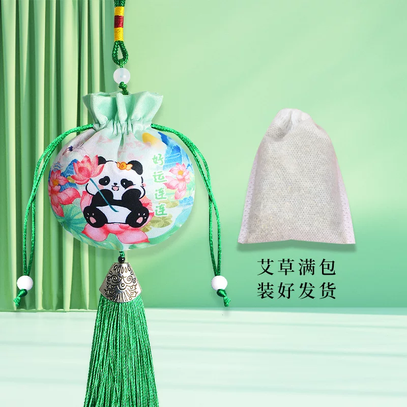 中秋香包一枝梅香囊中国风景区寺庙汉服梅花荷包车载挂件流苏香囊