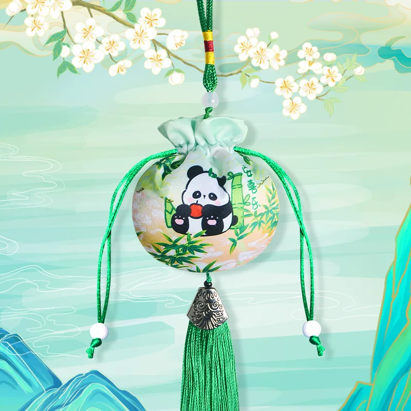 中秋香包一枝梅香囊中国风景区寺庙汉服梅花荷包车载挂件流苏香囊