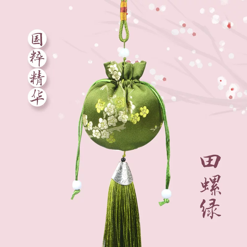 中秋香包一枝梅香囊中国风景区寺庙汉服梅花荷包车载挂件流苏香囊