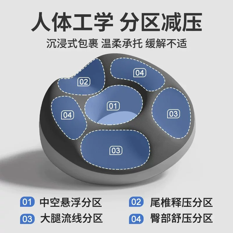 坐垫椅垫美臀垫办公室久坐减压孕妇侧切尾骨汽车记忆棉尾椎骨圆垫