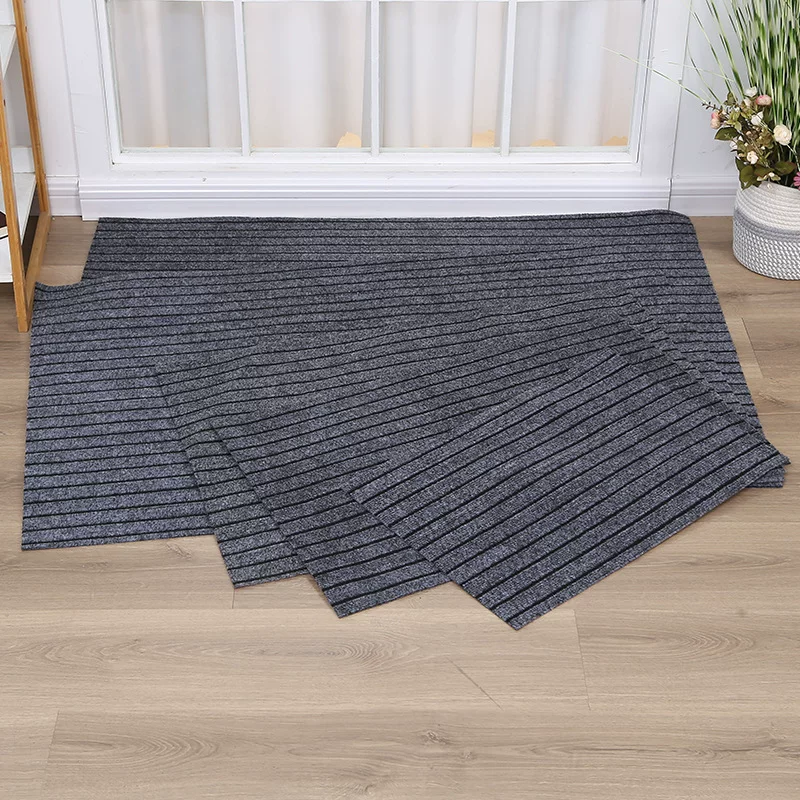 入户七条纹地垫家用房间脚垫入户大门口地垫阳台卫生间浴室地垫