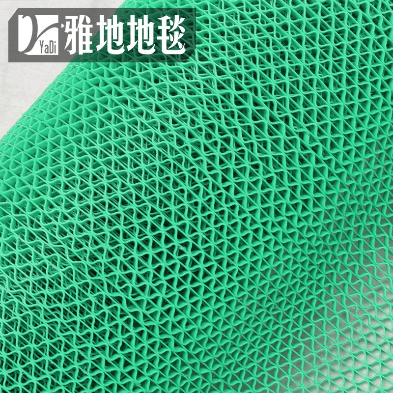 批发pvc塑料厨房卫生间镂空防水游泳池浴室网格厕所防滑地垫地毯
