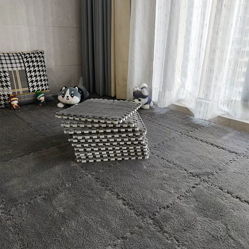 跨境卧室床边拼块地毯飘窗垫ins风泡沫垫可裁剪拆洗拼接地垫满铺