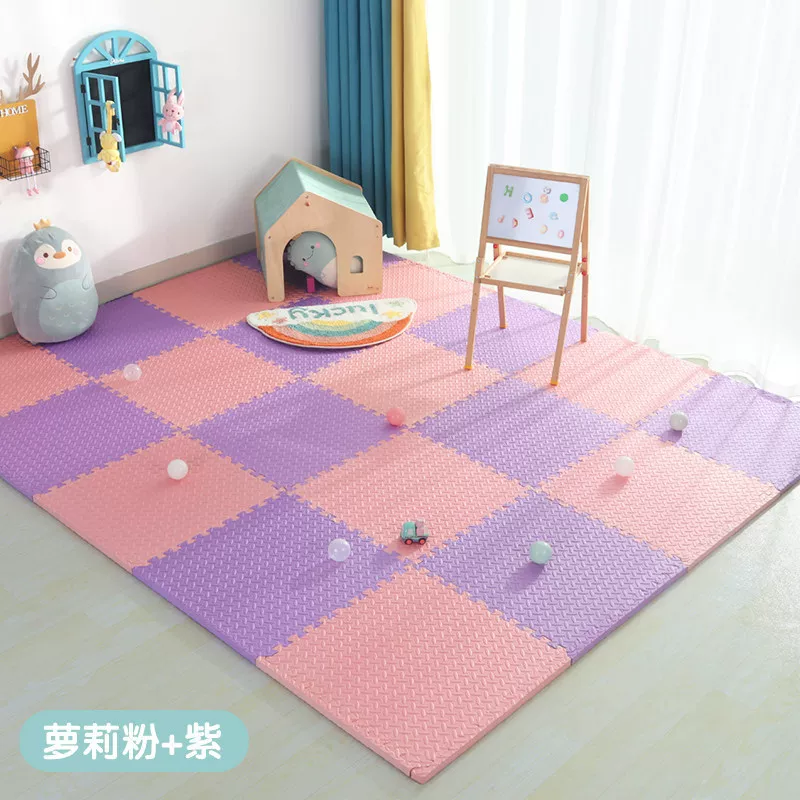拼接地垫防滑宝宝爬爬垫儿童爬行泡沫垫防摔地毯卧室加厚垫子批发