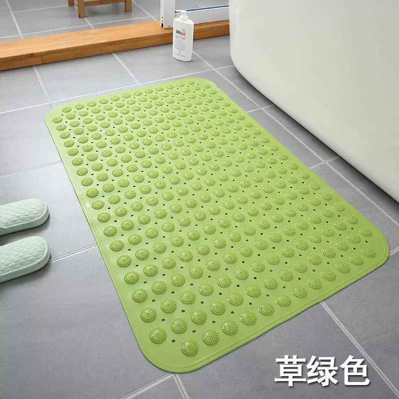 按摩浴室防滑垫淋浴洗澡浴缸带吸盘按摩脚垫厕所卫生间隔水地垫子