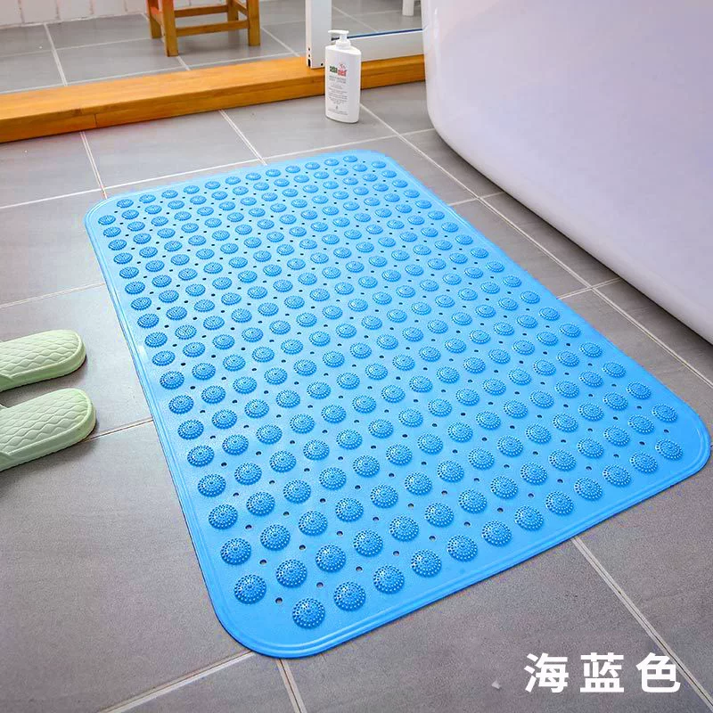 按摩浴室防滑垫淋浴洗澡浴缸带吸盘按摩脚垫厕所卫生间隔水地垫子