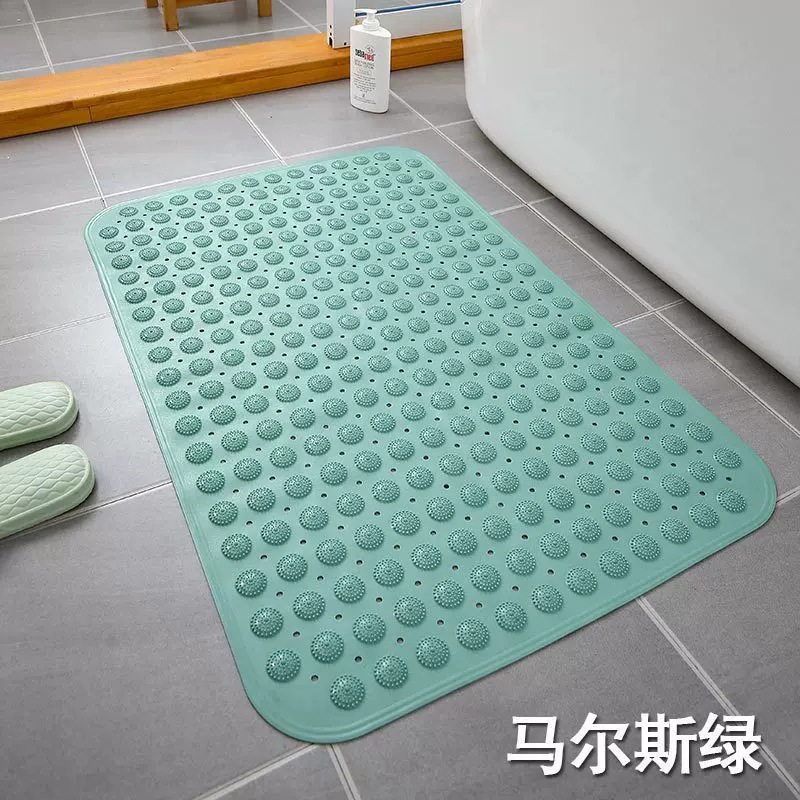按摩浴室防滑垫淋浴洗澡浴缸带吸盘按摩脚垫厕所卫生间隔水地垫子