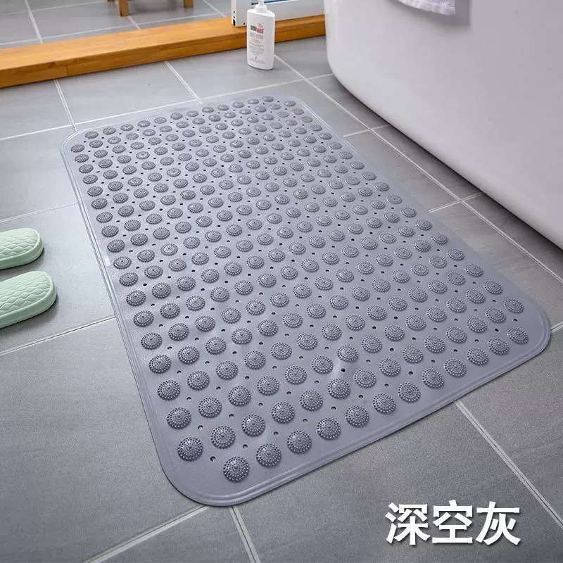 按摩浴室防滑垫淋浴洗澡浴缸带吸盘按摩脚垫厕所卫生间隔水地垫子
