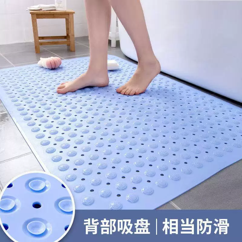 按摩浴室防滑垫淋浴洗澡浴缸带吸盘按摩脚垫厕所卫生间隔水地垫子