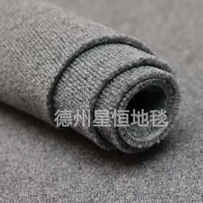 烟灰色条纹地毯客厅儿童房摄影棚隔音大面积全铺商用加厚条纹地毯