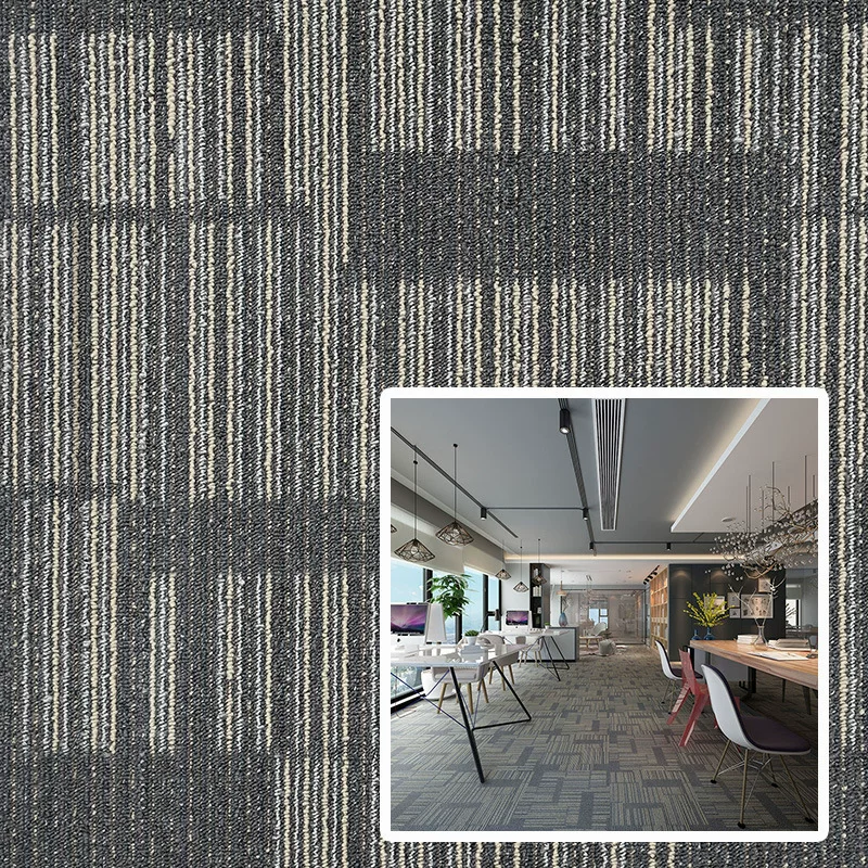 办公室地毯方块拼接公司写字楼商用满铺pvc加厚台球厅地毯工厂