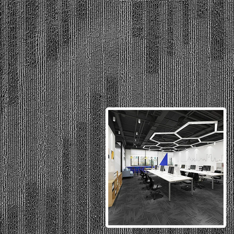 办公室地毯方块拼接公司写字楼商用满铺pvc加厚台球厅地毯工厂