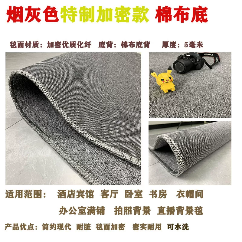 拍照背景布地毯ins直播间工作室房间地垫客厅飘窗工程满铺地毯