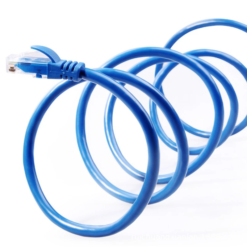 RJ45六类纯铜八芯跳线超无氧成品网线路由器非屏蔽千兆网络线批发