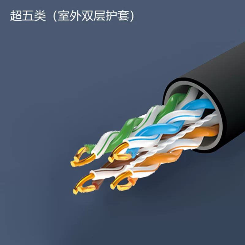 整箱超五类六类网线千兆高速室外6类线纯无氧铜poe监控工程网络线