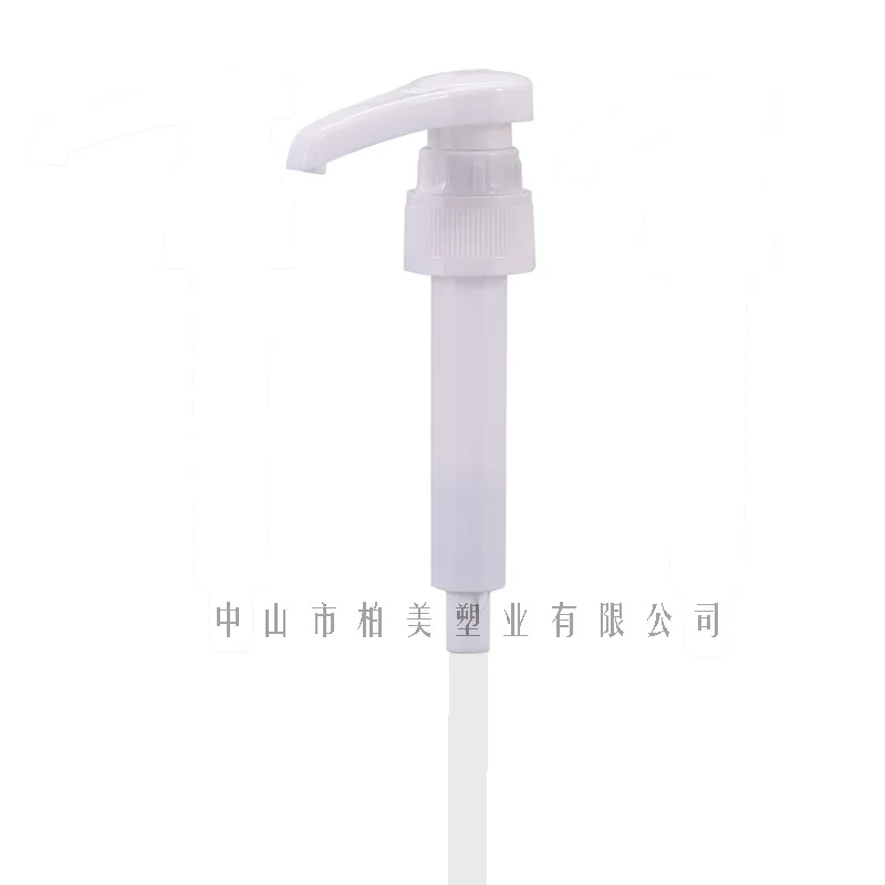 糖浆泵头按压头果糖果酱奶茶咖啡糖浆泵压嘴分装瓶子按压器配勺子