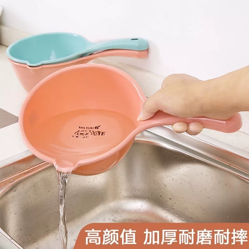 家用厨房摔不破水勺加深加厚长柄水瓢舀水打水仗漂流水瓢洗头勺子