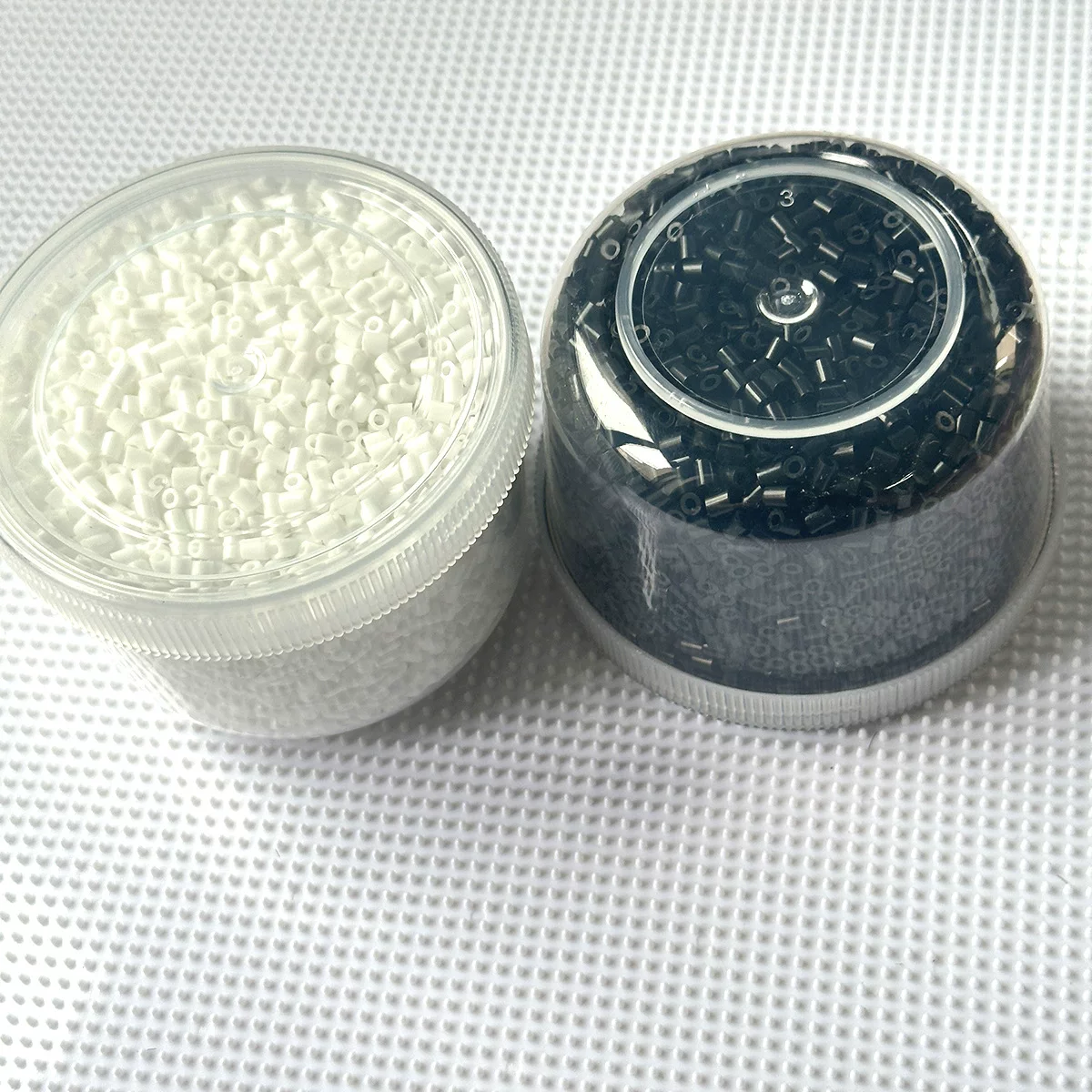 拼豆单色补充包2.6mm黑白拼豆豆融合diy手工制作钥匙扣冰箱贴文创