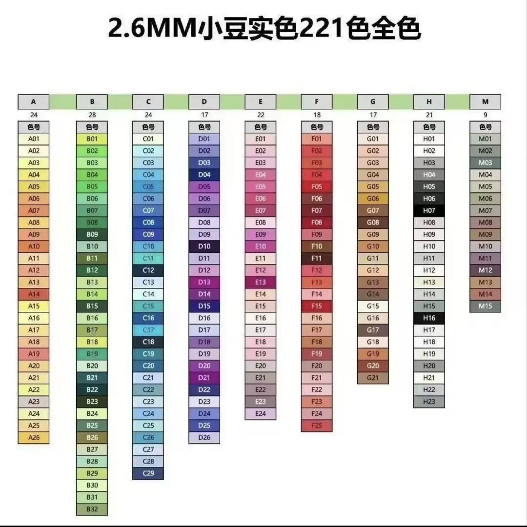 拼豆融合豆221色COCO同款mard大食量手工diy益智立体融合豆手工坊
