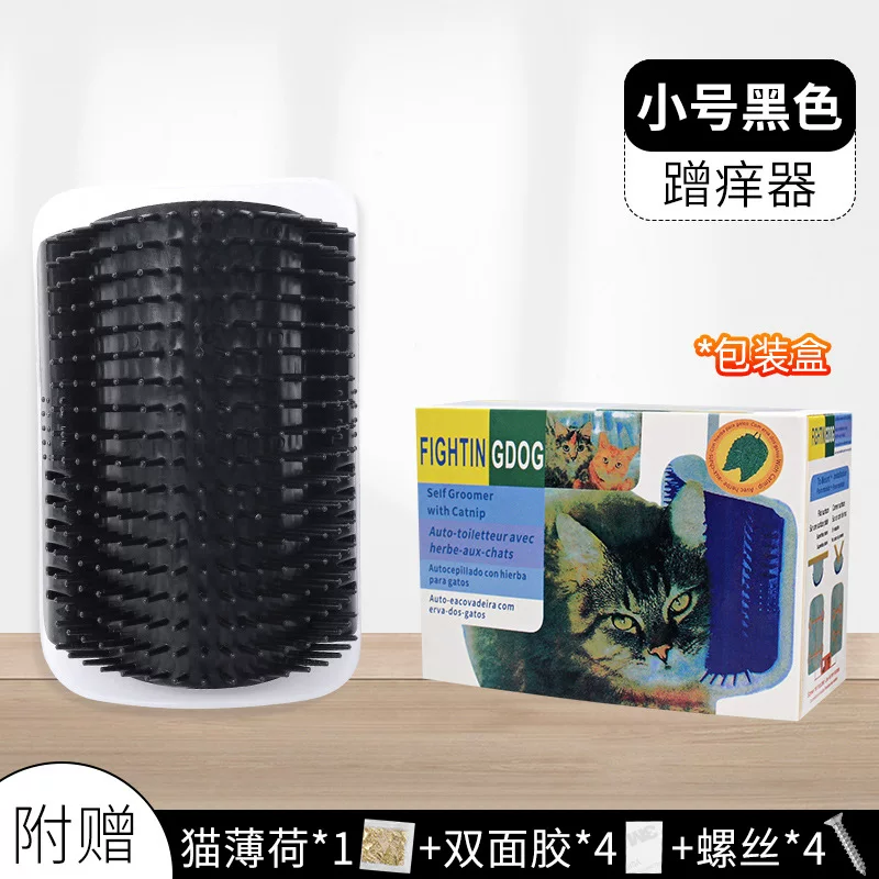 猫咪蹭痒器墙角自嗨蹭毛神器猫脸挠痒痒玩具猫抓板自助器宠物用品