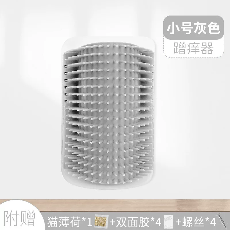 猫咪蹭痒器墙角自嗨蹭毛神器猫脸挠痒痒玩具猫抓板自助器宠物用品
