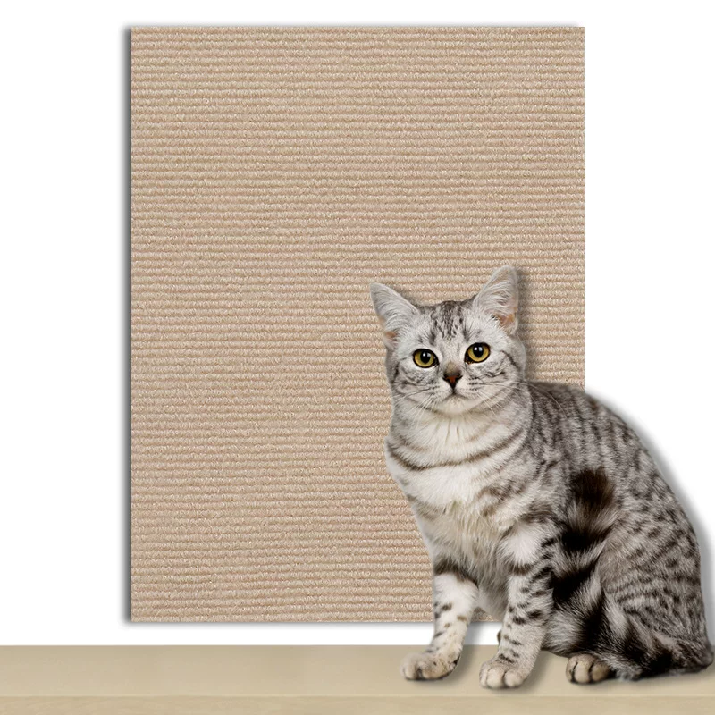 猫爬墙贴耐磨耐抓猫爬垫任意裁剪粘贴抓爬架防猫抓墙贴贴墙猫抓板