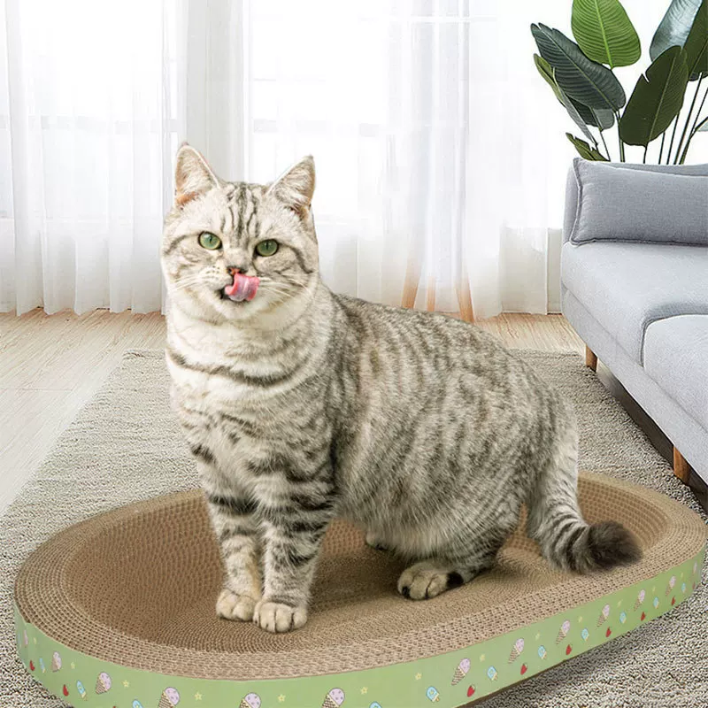 批发不掉屑猫爪盆猫板猫窝一体玩具猫抓垫猫抓板猫窝加厚瓦楞纸