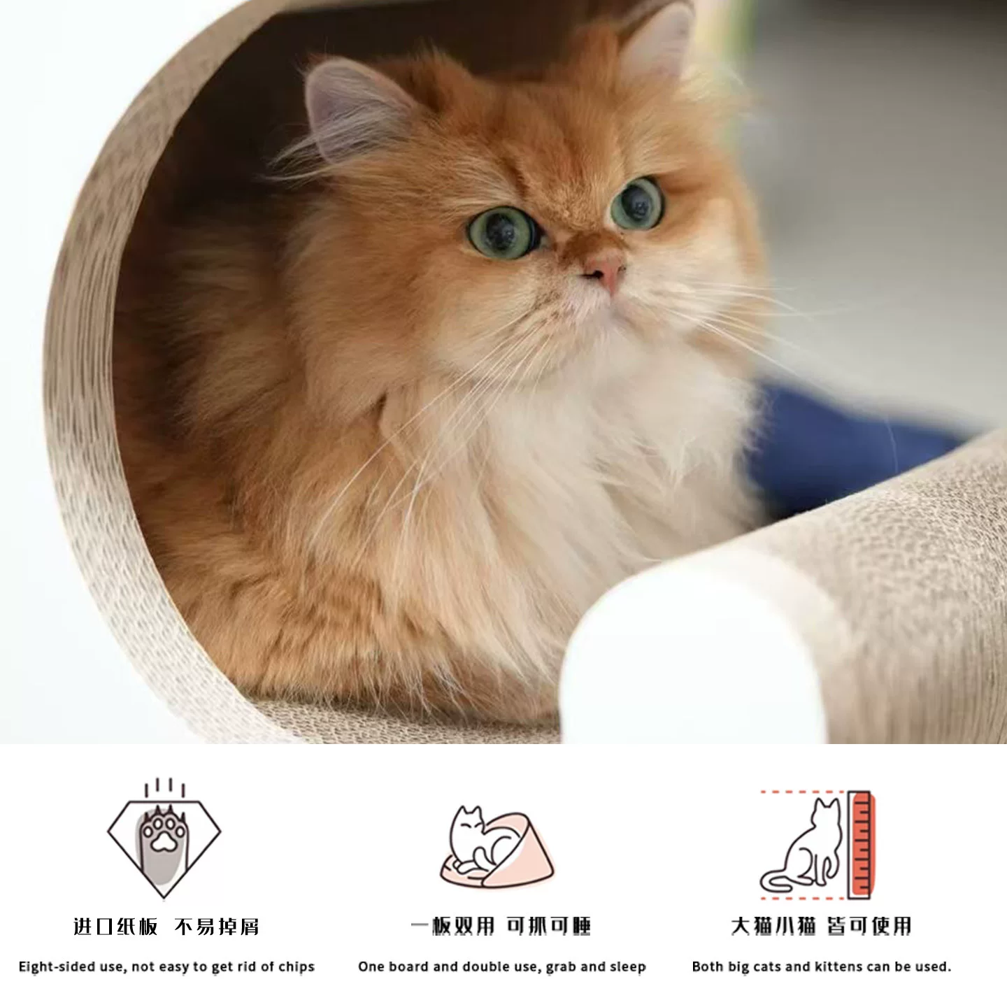 工厂现货珊瑚树猫抓板猫爬架 加强BB 稳定一体无需组装