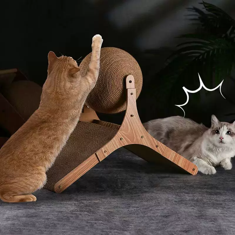 防猫抓板猫爪耐耐磨不掉特大号立式剑麻抓屑玩具猫咪猫窝球